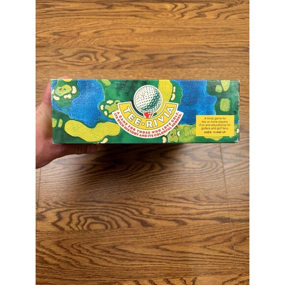 1994 DSH Enterprises TEE-RIVIA Golf Trivial Board Game Sealed - Picture 2 of 6